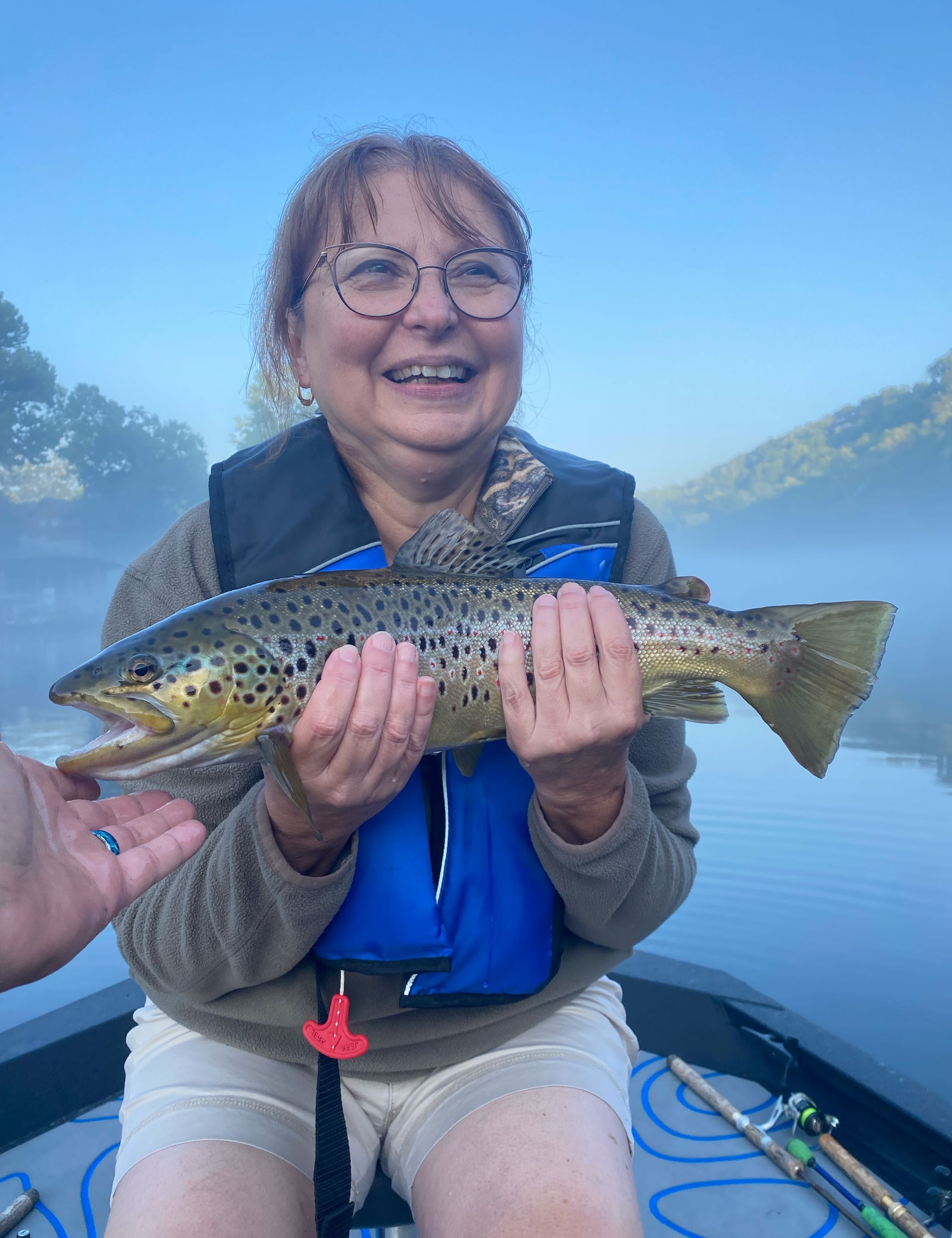 BIG brown trout! 